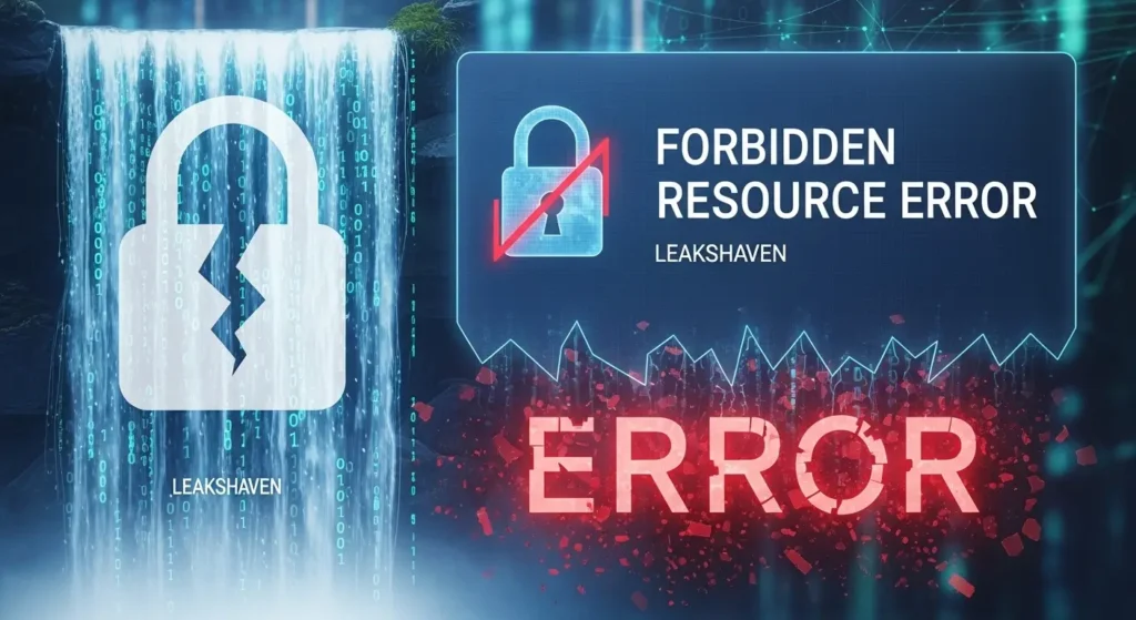 What to Do When Leakshaven Shows a Forbidden Resource Error