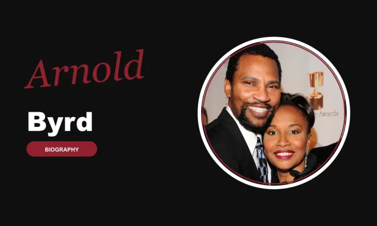 Arnold Byrd biography banner on dark background
