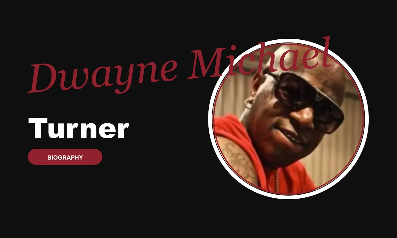 Dwayne Michael Turner biography banner on dark background