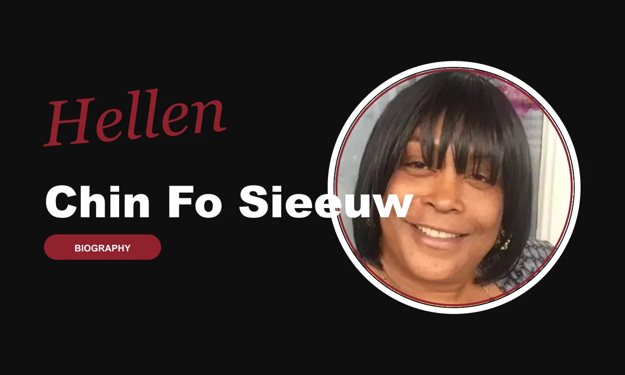 Hellen Chin Fo Sieeuw biography banner on dark background