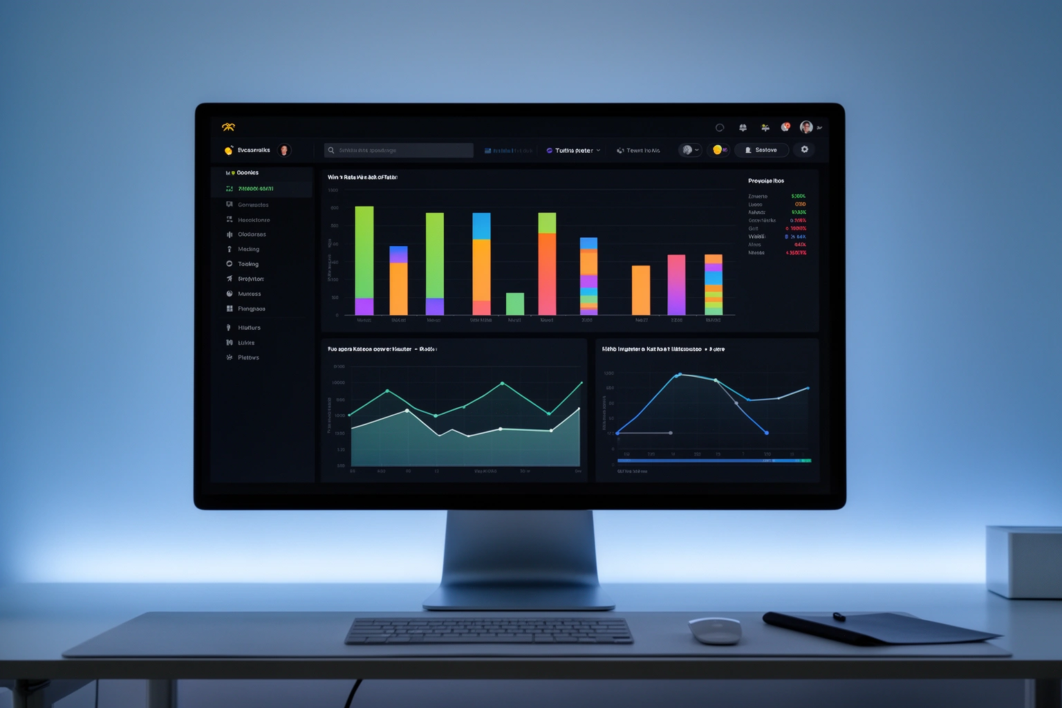 Hearthstats net news Hearthstone card game analytics dashboard concept