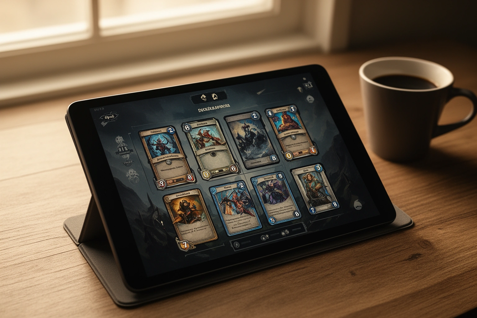 Hearthstats net news trading card game deck tracking concept