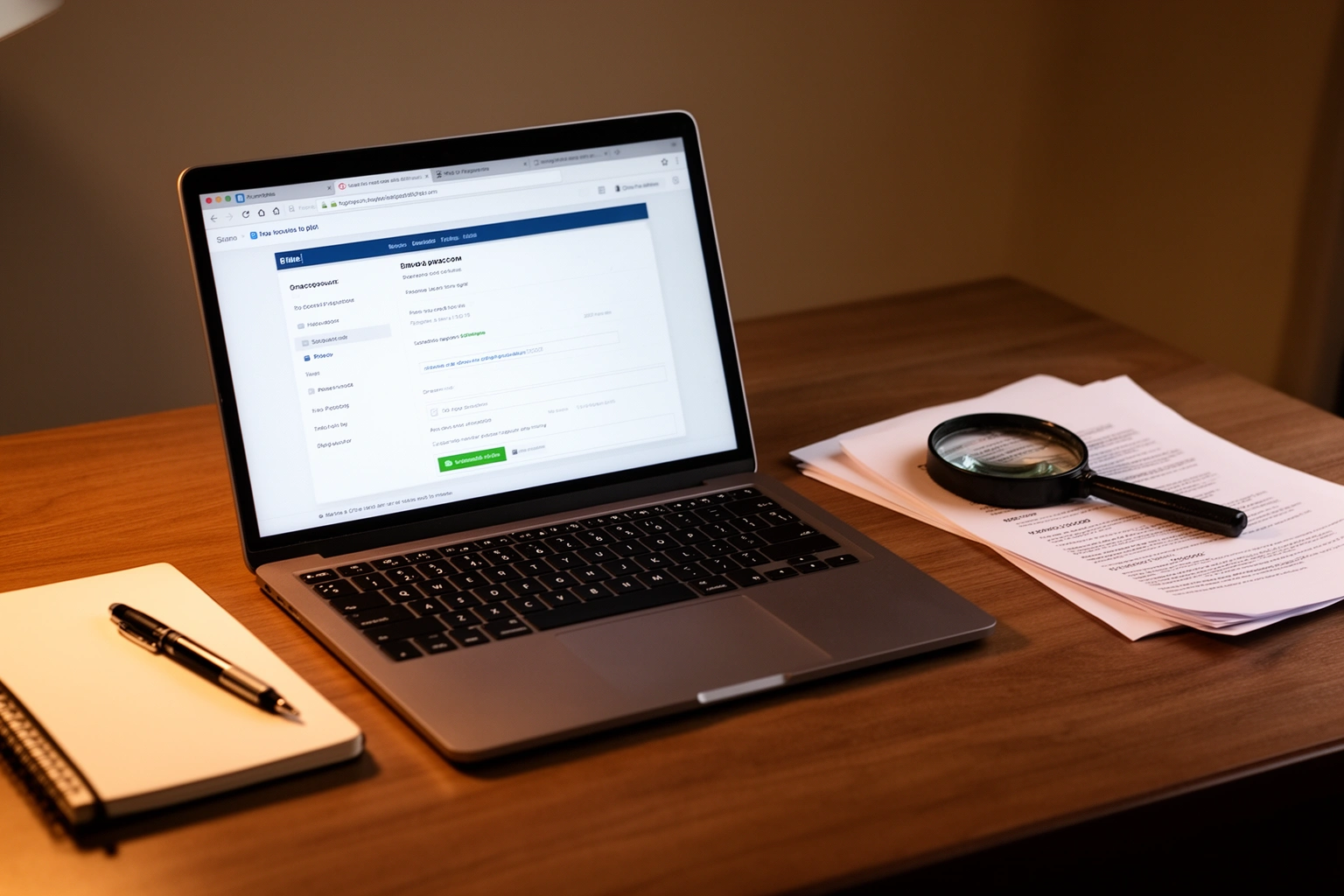 Yonosamachar com website verification research desk setup